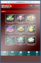 The great casino games for tablets at the HoB