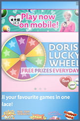 Homepage of Love Your Bingo on the go