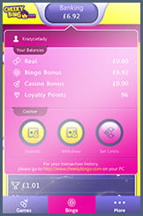 The Cheeky Bingo Mobile Site Allows Deposits and Withdrawals