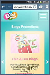 Wink Bingo App Promotions