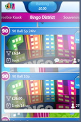 City Mobile Bingo Lobby