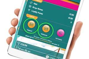 Deposit and Withdraw Options for Mobile Bingo