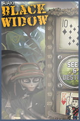 Black Widow, a mobile slot at Bingo Giving