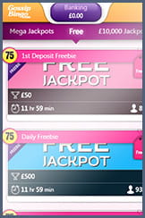 Freebies at Gossip Bingo Mobile