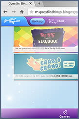 Promotional offers for the mobile players at Guestlist